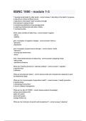 BSNC 1000 Module 1-3 Questions and Answers with Solution Updated 2025&sol;2026