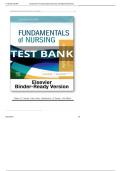 TEST BANK for Fundamentals of Nursing 11TH Edition by Potter Perry PDF