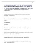 XACTIMATE LVL 1 CERT NEWEST ACTUAL 2025&sol;2026 EXAM WITH COMPLETE QUESTIONS AND ANSWERS &sol;VERIFEDF&sol;L ATEST&sol;GRADED A&plus;&sol; GUARANTEED PASS
