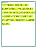 Test Bank For Macroeconomics&comma; Global Edition Paperback &ndash; 21 Jun&period; 2023 by Andrew Abel &vert;&vert;ISBN&colon;9781292446127