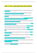 CMN 571 UNIT 2 EXAM QUESTIONS AND ANSWERS