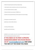 ATI Pharmacology Proctored EXAM LATEST UPDATE THIS YEAR-141