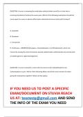 ATI Pharmacology Proctored EXAM LATEST UPDATE THIS YEAR-159