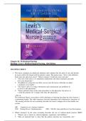 Test Bank For Lewis's Medical- Surgical Nursing&comma; 12th Edition by Mariann M&period; Harding&comma; Jeffrey Kwong&comma; Debra Hagler Chapter 1-69 Complete Latest 2024
