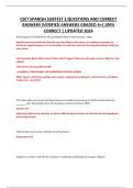CSET SPANISH SUBTEST 2 QUESTIONS AND CORRECT  ANSWERS &lpar;VERIFIED ANSWERS GRADED A&plus;&rpar; 100&percnt;  CORRECT &vert; UPDATED 2024 