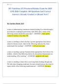 RN Nutrition ATI Proctored Retake Exam for 2025  AND 2026 Complete 140 Questions And Correct  Answers &vert;Already Graded A&plus;&vert;&vert;Brand New&excl;&excl; 