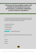 XCEL EXAM SIMULATOR FL &vert; QUESTIONS  & ANSWERS &lpar;VERIFIED&rpar; &vert; LATEST  UPDATE &vert; GRADED A&plus; 
