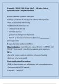 Exam &num;3 - NRSG 3100 &lpar;Units 6 & 7 &plus; All other Units&rpar; Questions With Complete Solutions