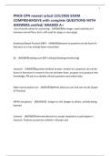 PNCB CPN newest actual 225&sol;2026 EXAM COMPREHENSIVE with complete QUESTIONS WITH ANSWERS&period;verifed&sol; GRADED A&plus;