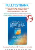Completel Test Bank For Kaplan & Sadock&rsquo;s Synopsis of Psychiatry 12th Edition By Robert Boland&semi; Marica Verdiun&semi; Pedro All 1-35 Chapters Fully Covered With Questions And Verified Solutions With Rationales And Case Study&period;Guaranteed Pass&period;