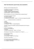 RWP REFRESHER QUESTIONS AND ANSWERS