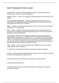 RWP TRAINING STUDY GUIDE