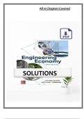 Solutions Manual for Engineering Economy &lpar;9th Edition&rpar; by Leland Blank and Anthony Tarquin