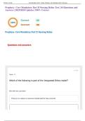 Prophecy- Core Mandatory Part II Nursing Relias Test &vert; 44 Questions and Answers &vert; 2025&sol;2026 Updates &vert; 100&percnt; Correct&period;