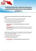 NR 224 &sol; NR224 Fundamentals Final Exam &vert; Actual Questions and Answers &vert; Latest Updated 2025&sol;2026 &lpar;Graded A&plus;&rpar; Chamberlain 