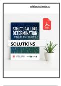 Solutions Manual for Structural Load Determination &lpar;IBC 2018 & 2021&comma; ASCE&sol;SEI 7-16&rpar; by David A&period; Fanella