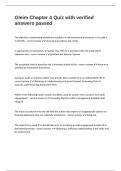 Gleim Chapter 4 Quiz with verified answers passed