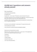 GLEIM test 2 questions and answers already passed
