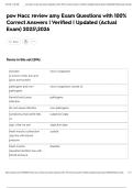 psw Nacc review amy Exam Questions with 100&percnt; Correct Answers &vert; Verified &vert; Updated &lpar;Actual Exam&rpar; 20252026psw Nacc review amy Exam Questions with 100&percnt; Correct Answers &vert; Verified &vert; Updated &lpar;Actual Exam&rpar; 20252026
