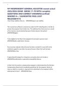 NY INDEPENDENT GENERAL ADJUSTER newest actual 2025&sol;2026 EXAM -SERIES 17-70 WITH complete QUESTIONS AND CORRECT ANSWERS&sol;verified&sol; GRADED A&plus; &sol; GUARANTEE PASS &lpar;JUST RELEASED&excl;&excl;&excl;&excl;&excl;&excl;&rpar;