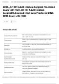 2025&comma;&comma;&comma;ATI RN Adult Medical Surgical Proctored Exam with NGN ATI RN Adult Medical Surgical&sol;Advanced Med-Surg Proctored 2025-2026 Exam with NGN
