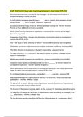 AVMG 3600 Exam 2 Study Guide Questions and Answers Latest Update 2025-2026