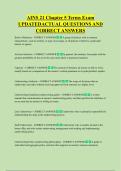 AINS 21 Chapter 5 Terms Exam  UPDATEDACTUAL QUESTIONS AND  CORRECT ANSWERS