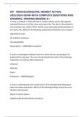 ATI - MUSCULOSKELETAL NEWEST ACTUAL 2025&sol;2026 EXAM WITH COMPLETE QUESTIONS AND ANSWERS&period; VERIFIED&sol;GRADED A&plus;