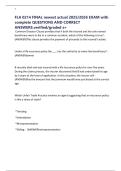FLA 0214 FINAL newest actual 2025&sol;2026 EXAM with complete QUESTIONS AND CORRECT ANSWERS&period;verified&sol;graded a&plus;