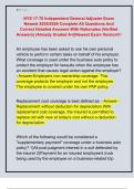 NYS 17-70 Independent General Adjuster Exam  Newest 2025&sol;2026 Complete All Questions And  Correct Detailed Answers With Rationales &lpar;Verified  Answers&rpar; &vert;Already Graded A&plus;&vert;&vert;Newest Exam Version&excl;&excl;&excl; 