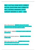 FREC 4 ACTUAL EXAM WITH CORRECT ACTUAL QUESTIONS AND CORRECTLY WELL DEFINED ANSWERS LATEST ALREADY GRADED A&plus; 2025 &ndash; 2026