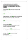 AMB100 EPICCARE AMBULATORY FUNDAMENTALS &vert;QUESTIONS AND 100 CORRECT ANSWERS&vert;LATEST 2025&sol;2026&vert;A&plus; GRADED&vert;