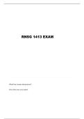 RNSG 1413 FINAL EXAM REVIEW SP-13 QUESTIONS WITH CORRECT ANSWERS