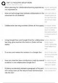 Unit 12 Facilitate Group Work &sol; Certification Exam Prep &sol; 2025 Update &sol; Score 100&percnt;