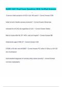 NURS 5461 Final Exam Questions With Verified Answers
