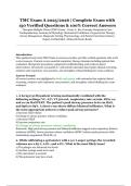 TMC Exam A 2025&sol;2026 &ndash; Complete Exam with 150 Verified Questions & 100&percnt; Correct Answers
