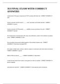 353 FINAL EXAM WITH CORRECT ANSWERS&period;