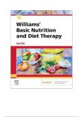  Complete Test Bank Williams&rsquo; Basic Nutrition and Diet Therapy &lpar;16th Edition&rpar;  with Practice Questions&comma; Answers&comma; and Rationales