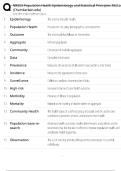 NR503-Population Health Epidemiology and Statistical Principles Midterm &lpar;Chamberlain&period;edu&rpar;