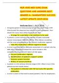 NUR 4500 Medical-Surgical Nursing &ndash; Complete Exams and Quizzes &lpar;Best Graded A&plus; &vert; Updated 2025&sol;2026&rpar;