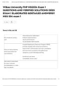 Wilkes University FNP NSG554 Exam 1 QUESTIONS AND VERIFIED SOLUTIONS &vert;2025 EXAM &vert; ELABORATED &DETAILED ANSWERS&excl;&excl; NSG 554 exam 1