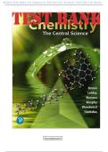 TEST BANK for Chemistry&comma; The Central Science 15th Edition Theodore Brown&semi; Eugene LeMay&semi; Bruce Bursten&period; &lpar;Complete Chapters 1-24&rpar;
