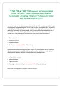 PHTLS Pre & Post Test Prep 2025&sol;2026 &ndash; Prepare with Confidence Using Verified Exam Questions and Detailed Answer Rationales &vert; Reflects Current PHTLS Guidelines to Support Your Success