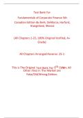 Test Bank Fundamentals of Corporate Finance 5th Canadian Edition By Berk&comma; DeMarzo&comma; Harford&comma; Stangeland&comma; Marosi