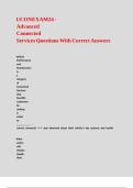 UCONEXAM24 - Advanced Connected Services Questions With Correct Answers
