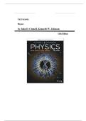 Test Bank for Physics&comma; 12th Edition by John D&period; Cutnell&comma; Kenneth W&period; Johnson&comma; David Young&comma; & Shane Stadler &vert; Complete Exam Questions & Answers 2025&ndash;2026