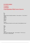 UCONEXAM22 Uconnect Customer Exam Questions With Correct Answers