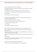 HEALTHCARE EMPLOYMENT LAW EXAM 1 QUESTIONS WITH 100&percnt; VERIFIED ANSWERS&excl;&excl;
