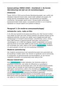 MEMO samenvatting  3vwo hoofdstuk 1 paragraaf 1 tot 4