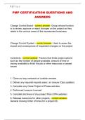 PMP CERTIFICATION QUESTIONS AND  ANSWERS 